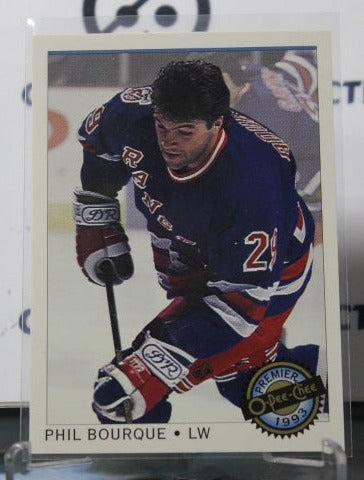 1992-93 O-PEE-CHEE PREMIER PHIL BOURQUE # 73 NEW YORK RANGERS  NHL HOCKEY CARD