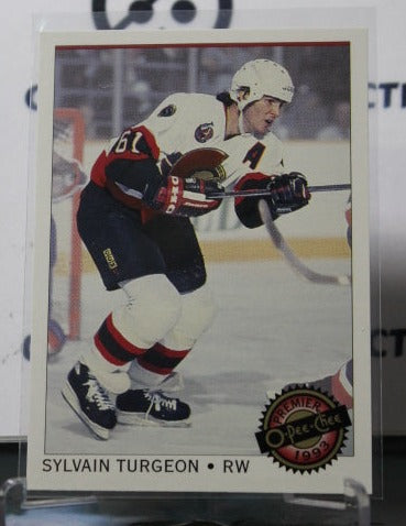 1992-93 O-PEE-CHEE PREMIER SYLVAIN TURGEON # 116 OTTAWA SENATORS NHL HOCKEY CARD