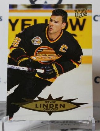 TREVOR LINDEN # 169  FLEER ULTRA 1995-96 VANCOUVER CANUCKS NHL HOCKEY TRADING CARD