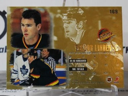 TREVOR LINDEN # 169  FLEER ULTRA 1995-96 VANCOUVER CANUCKS NHL HOCKEY TRADING CARD