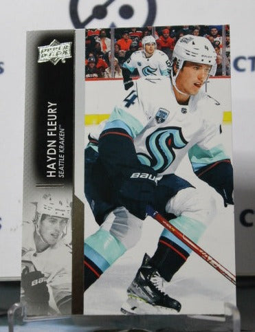 2021-22 UPPER DECK HAYDN FLEURY # 400  NHL SEATTLE KRAKEN HOCKEY CARD