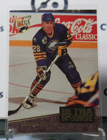 1992-93 FLEER ULTRA DONALD AUDETTE # 2 OF 8 ULTRA ROOKIE BUFFALO SABRES NHL HOCKEY TRADING CARD