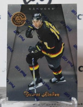 TREVOR LINDEN # 104 PINNACLE 1997-98 VANCOUVER CANUCKS NHL HOCKEY TRADING CARD