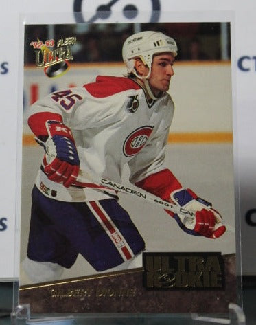 1992-93 FLEER ULTRA GILBERT DIONNE # 4 OF 8 ULTRA ROOKIE MONTREAL CANADIENS  NHL HOCKEY GOALTENDER  CARD