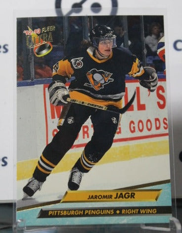 1992-93 FLEER ULTRA JAROMIR JAGR # 164  PITTSBURGH PENGUINS NHL HOCKEY TRADING CARD