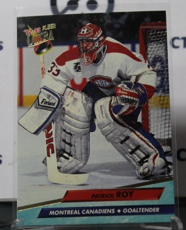 1992-93 FLEER ULTRA  PATRICK ROY # 108 MONTREAL CANADIENS  NHL HOCKEY GOALTENDER  CARD