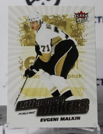 EVGENI MALKIN # DM19 FLEER ULTRA 2008-09 PITTSBURGH PENGUINS NHL HOCKEY TRADING CARD