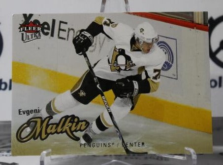 EVGENI MALKIN # 77 FLEER ULTRA 2008-09 PITTSBURGH PENGUINS NHL HOCKEY TRADING CARD