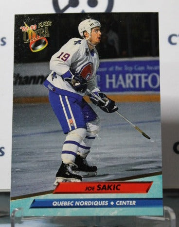 1992-93 FLEER ULTRA  JOE SAKIC # 179  QUEBEC NORDIQUES NHL HOCKEY CARD