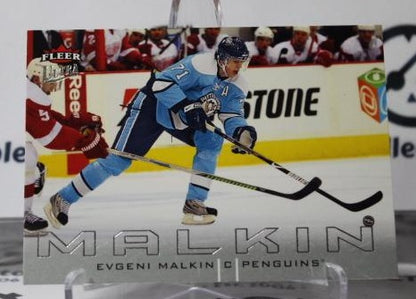 EVGENI MALKIN # 116 FLEER ULTRA 2009-10 PITTSBURGH PENGUINS NHL HOCKEY TRADING CARD