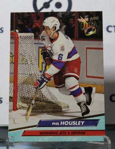 1992-93 FLEER ULTRA PHIL HOUSLEY  # 241 WINNIPEG JETS NHL HOCKEY TRADING CARD