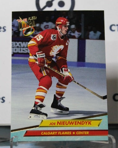 1992-93  FLEER ULTRA JOE NIEUWENDYK # 25 HOCKEY NHL CALGARY FLAMES  CARD