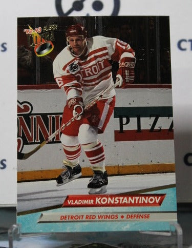 1992-93 FLEER ULTRA VLADIMIR KONSTANTINOV # 49  DETROIT RED WINGS NHL HOCKEY TRADING CARD