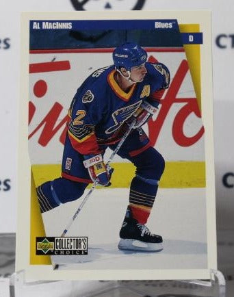 AL MACINNIS # 234 UPPER DECK 1997-98 ST. LOUIS BLUES  NHL HOCKEY TRADING CARD