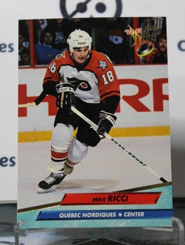 1992-93 FLEER ULTRA  MIKE RICCI  # 178  PHILADELPHIA FLYERS NHL HOCKEY  CARD