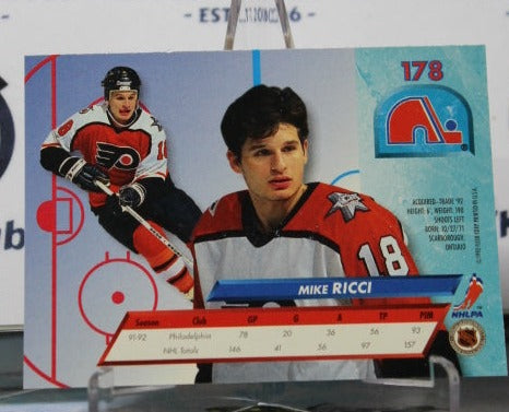 Mike Ricci Hockey Cards