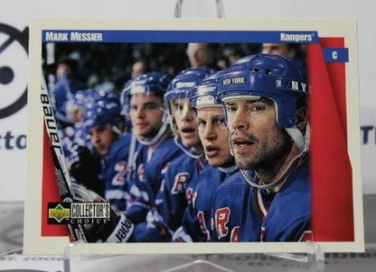 MARK MESSIER # 168 UPPER DECK  1997-98 NEW YORK RANGERS NHL HOCKEY TRADING CARD