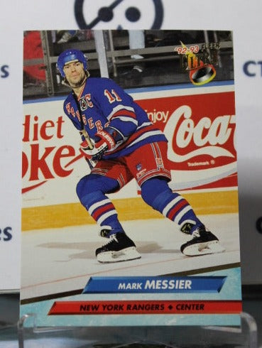 1992-93 FLEER ULTRA MARK MESSIER # 139  NEW YORK RANGERS NHL HOCKEY CARD