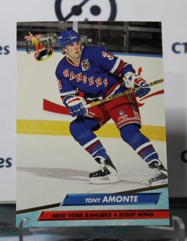 1992-93 FLEER ULTRA TONY AMONTE # 133  NEW YORK RANGERS NHL HOCKEY CARD