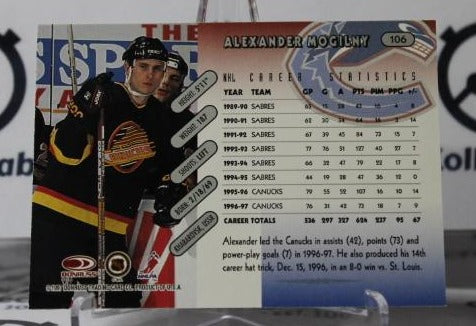 ALEXANDER MOGILNY # 106 DONRUSS 1997-98 VANCOUVER CANUCKS NHL HOCKEY TRADING CARD