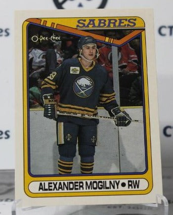 ALEXANDER MOGILNY # 42 O-PEE CHEE 1990-91 ROOKIE BUFFALO SABRES NHL HOCKEY TRADING CARD