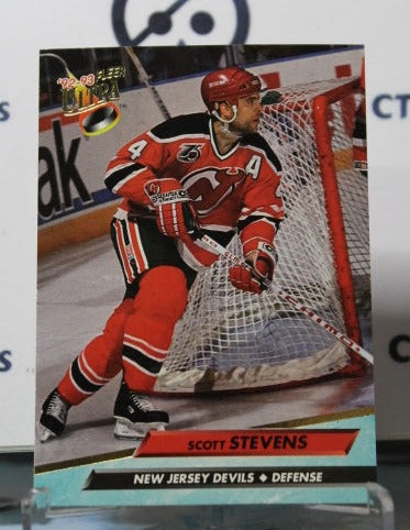 1992-93 FLEER ULTRA SCOTT STEVENS # 119 NEW JERSEY DEVILS NHL HOCKEY CARD