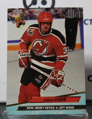 1992-93 FLEER ULTRA ZDENO CIGER # 113 NEW JERSEY DEVILS NHL HOCKEY CARD