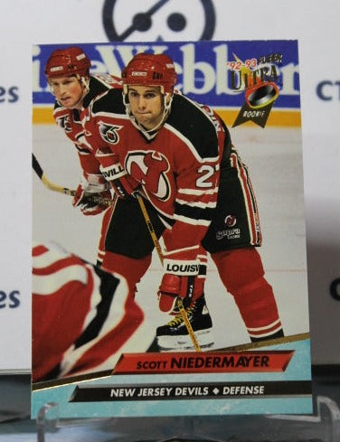 1992-93 FLEER ULTRA SCOTT NIEDERMAYER # 116 NEW JERSEY DEVILS NHL HOCKEY CARD