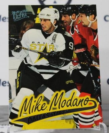 MIKE MODANO # 44 FLEER ULTRA 1996-97 DALLAS STARS NHL HOCKEY TRADING CARD