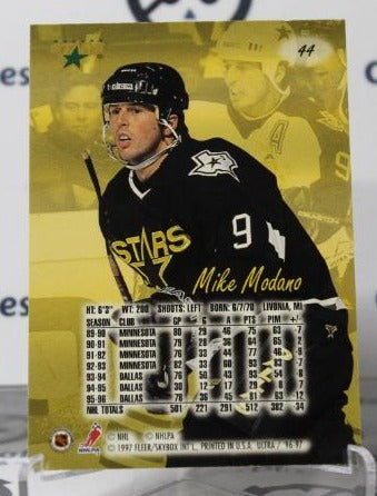 MIKE MODANO # 44 FLEER ULTRA 1996-97 DALLAS STARS NHL HOCKEY TRADING CARD