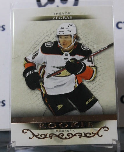 2021-22 UPPER DECK ARTIFACTS  TREVOR ZEGRAS # 166 ROOKIE ROSE GOLD ANAHEIM DUCKS NHL HOCKEY CARD