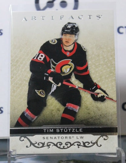 2021-22 UPPER DECK ARTIFACTS TIM STUTZLE # 29 SILVER ROOKIE  OTTAWA SENATORS HOCKEY CARD