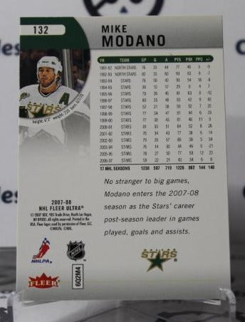 MIKE MODANO # 132 FLEER ULTRA 2007-08 DALLAS STARS NHL HOCKEY TRADING CARD