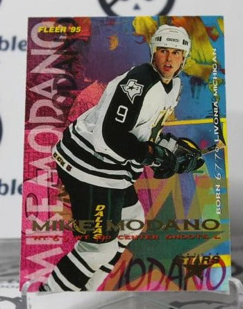 MIKE MODANO # 44 FLEER  1994-95 DALLAS STARS NHL HOCKEY TRADING CARD