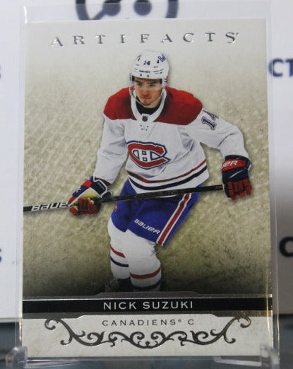 2021-22 UPPER DECK ARTIFACTS NICK SUZUKI # 17 MONTREAL CANADIENS HOCKEY CARD