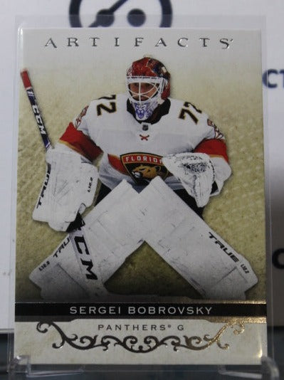 2021-22 UPPER DECK ARTIFACTS  SERGEI BOBROVSKY # 65 SILVER  FLORIDA PANTHERS HOCKEY CARD