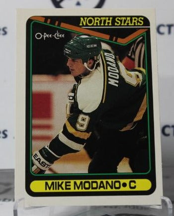 MIKE MODANO # 348 O-PEE CHEE ROOKIE 1990-91 MINNESOTA NORTH STARS NHL HOCKEY TRADING CARD