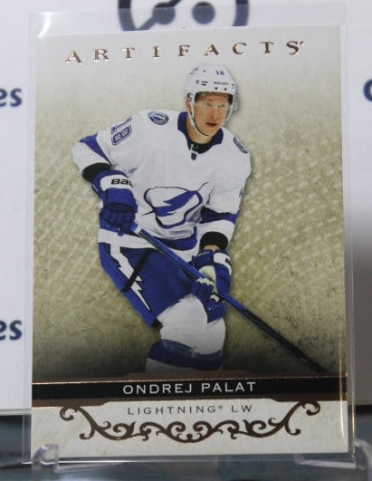 2021-22 UPPER DECK ARTIFACTS ONDREJ PALAT  # 11 ROSE GOLD TAMPA BAY LIGHTNING HOCKEY CARD