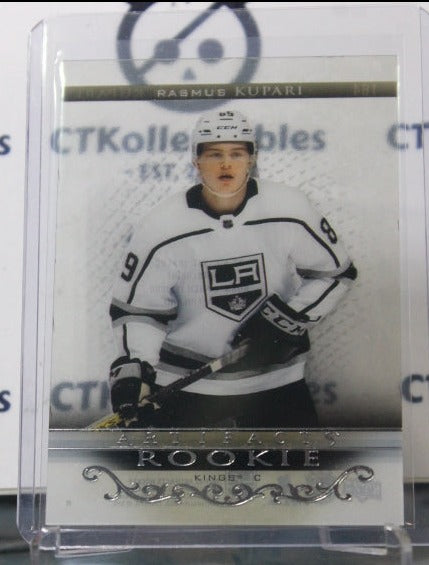 2021-22 UPPER DECK RASMUS KUPARII # 164 ROOKIE CLEAR CUT  L A KINGS NHL HOCKEY CARD