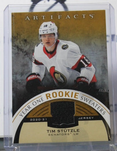 2021-22 UPPER DECK ARTIFACTS TIM STUTZLE # RS-TS ROOKIE  OTTAWA SENATORS HOCKEY CARD