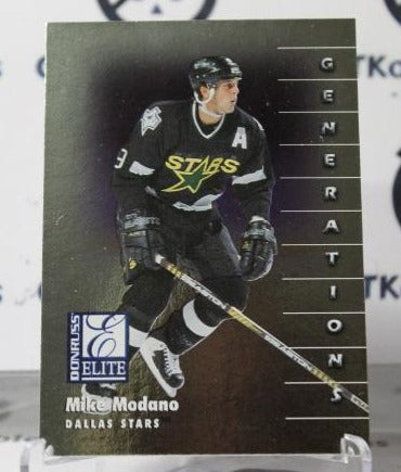 MIKE MODANO # 129 DONRUSS  ELITE 1997-98 DALLAS STARS NHL HOCKEY TRADING CARD