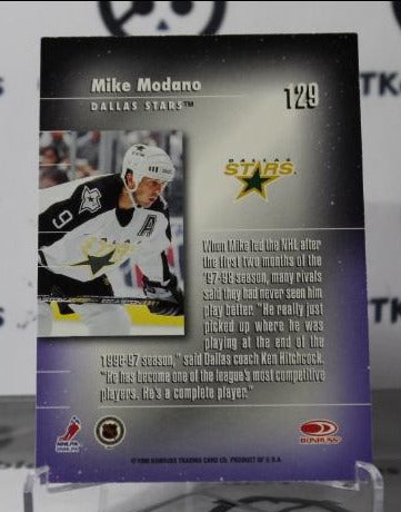 MIKE MODANO # 129 DONRUSS  ELITE 1997-98 DALLAS STARS NHL HOCKEY TRADING CARD