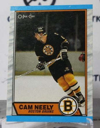 CAM NEELY # 15 O-PEE CHEE 1989-90 BOSTON BRUINS  NHL HOCKEY TRADING CARD