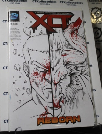 XTREME CHAMPION TOURNAMENT  # 1 REBORN ORINIGAL SKETCH VARIANT COMIC BOOK 2016