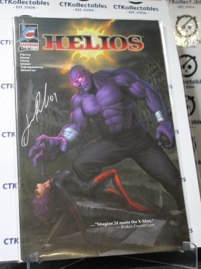 HELIOS # 1  SIGNED JASON RAND  VARIANT DAKUWAKA COMIC BOOK 2004