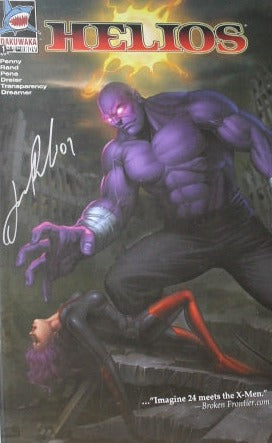 HELIOS # 1  SIGNED JASON RAND  VARIANT DAKUWAKA COMIC BOOK 2004