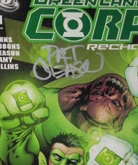 GREEN LANTERN CORPS # 1 RECHARGE C.O.A. SIGNED PAT GLEASON DC COMIC BOOK 2005