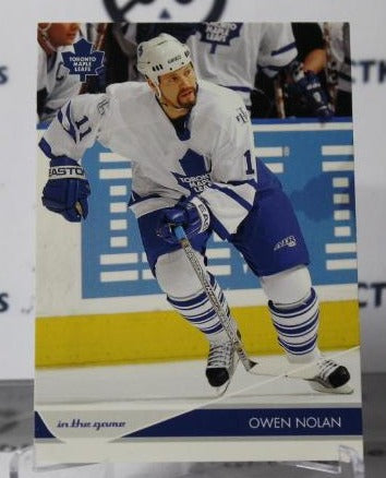 OWEN NOLAN # 86 IN THE GAME 2003-04 TORONTO MAPLE LEAFS  NHL HOCKEY TRADING CARD