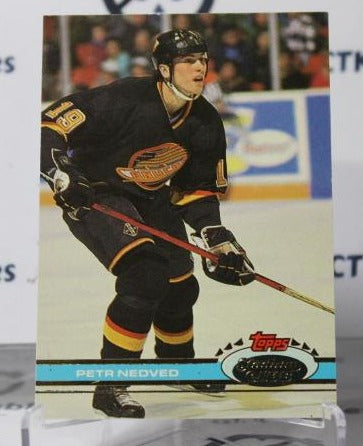 PETER NEDVED # 280 TOPPS STADIUM CLUB 1991-92 VANCOUVER CANUCKS NHL HOCKEY TRADING CARD