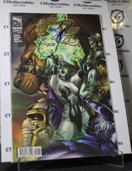 OZ # 1 GRIMM FAIRY TALES VARIANT C COVER C.O.A. SIGNED ERIC BASALDUA ZENESCOPE COMIC BOOK 2013